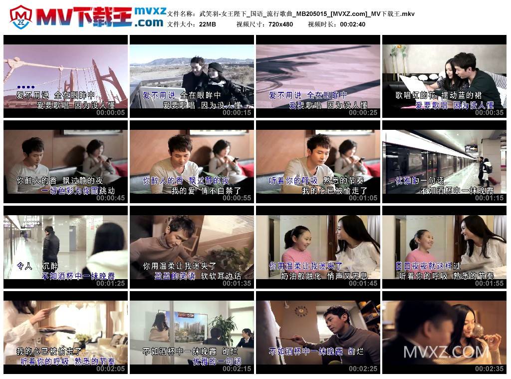 武笑羽-女王陛下_国语_流行歌曲_MB205015